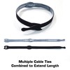 Reusable Cable Ties 1/2" x 8" for Cable Management and