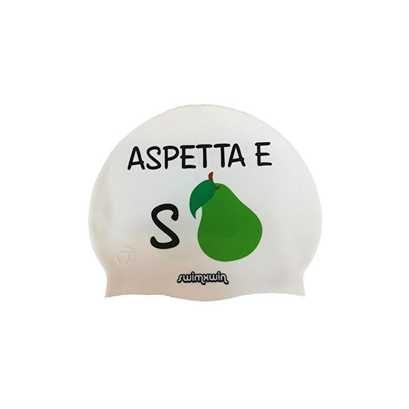 Silikonbadekappe Aspetta e Spera | Schwimmkappe | Badekappe gut haftend