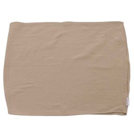 HOBEA-Germany Cover for Baby Positioning Pillow, Breastfeeding Pillow, Pregnancy Pillow, Large Side Sleeper Pillow, Muslin Taupe, XXL