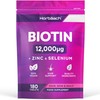 Biotin Tablets 12000ug | 180 Count | High Strength Complex