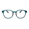 Round Thin Keyhole Horn Rim Plastic Reading Glasses