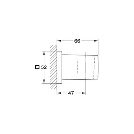Grohe 27693000 Euphoria Cube Wall Mount Hand Shower Holder