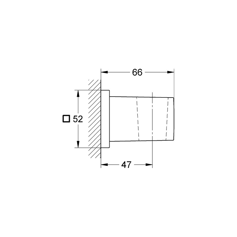 Grohe 27693000 Euphoria Cube Wall Mount Hand Shower Holder