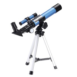 AOMEKIE Telescopes 40/400 with Tabletop Tripod 2 Eyepieces Portable Telescopes for Astronomy Beginners with Finderscope and Compass,Space, Gifts