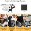 French Fry Cutter with 2 Blades, Potato Cutter, Professional Potato