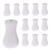 20pcs White Wood Tassel for Window Blinds White Cord Knobs