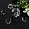 BTSKY 12Pcs 45mm Transparent Sphere Round Stands Baseball Holders -