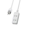 Elecom T-TS02-2310WH Power Tap, 3.3 ft (1 m), White