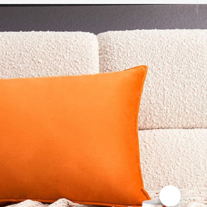 Sofa Lumbar Throw Pillow Lumbar Protection Soft Comfortable Plush Long