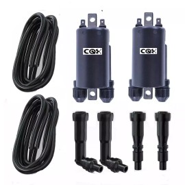 Unbranded 2 Sets Ignition Coils Caps and Wires For Honda CB650 CB750 CB900 30500-422-003