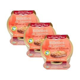Les Mouettes d'Arvor Rillettes of Salmon w/Lemon & Dill 3-Pack | 3 x 125g