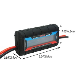 Proshopping 2 Pcs 150A RC Watt Meter, DC High Precision Power Analyzer Multi Meter with Backlight Display for Battery Monitor, Solar Panel, RV, Automotive, Marine (100V)