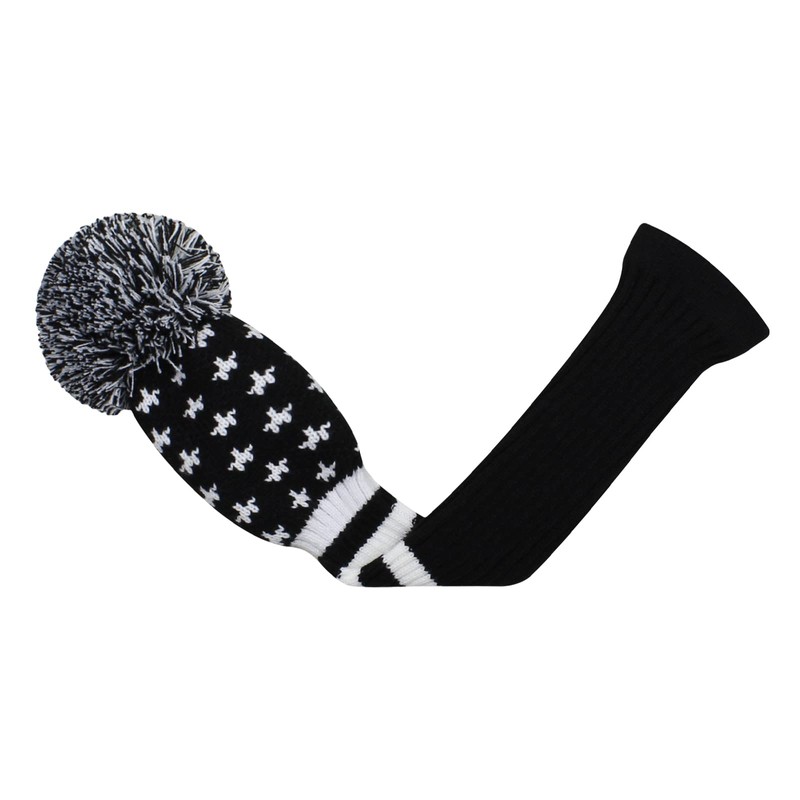 Black Stars Golf Head Covers, Set of 4, Fit Driver