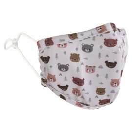 Aquarias Kids/Childrens Face mask - Reusable, washable, adjustable face covering - Teddies