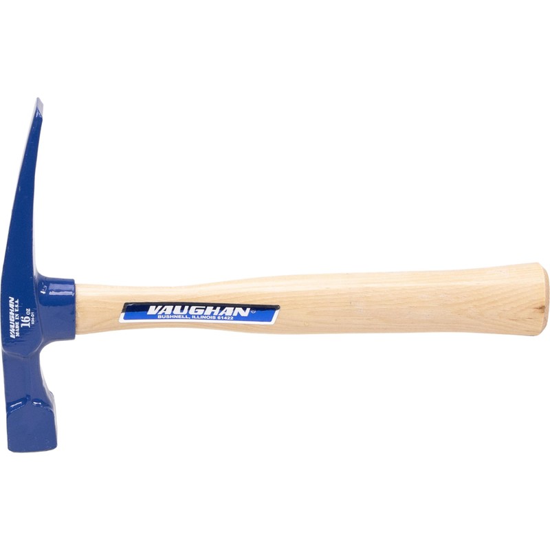 VAUGHAN Brick Layers Hammer, 16 oz Steel Masonry Hammer, Made