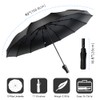 Feimvbe Travel Umbrella, Windproof Automatic Umbrella Compact Sized Portable Personal