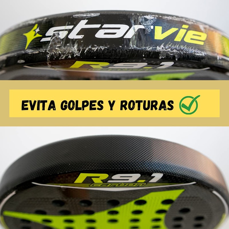 Padel Racket Protector Black with Heavy Duty Surface for Extra