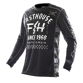 FASTHOUSE Off-Road Jersey (Black/White, Small)