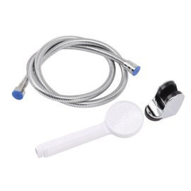 Handheld Showerhead ABS Thicken White Baking Paint Hand Shower Sprayer for Bathroom Replacement