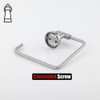 JQK Towel Ring, Stainless Steel Square Ring Towel Holder for