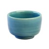 Tori W918-25 Shigaraki Ware Blue Glass Guinomi