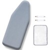 SheeChung 12.5"x32" Small Table Top Ironing Board Cover and Pad,Fits