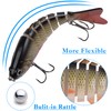 Fishing Lures for Bass 3.94" Multi Jointed Swimbaits Slow Sinking
