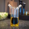 LEONARDO HOME 018709 CUCINA Essig/Öl Flasche 2in1 18,5 cm, Glas