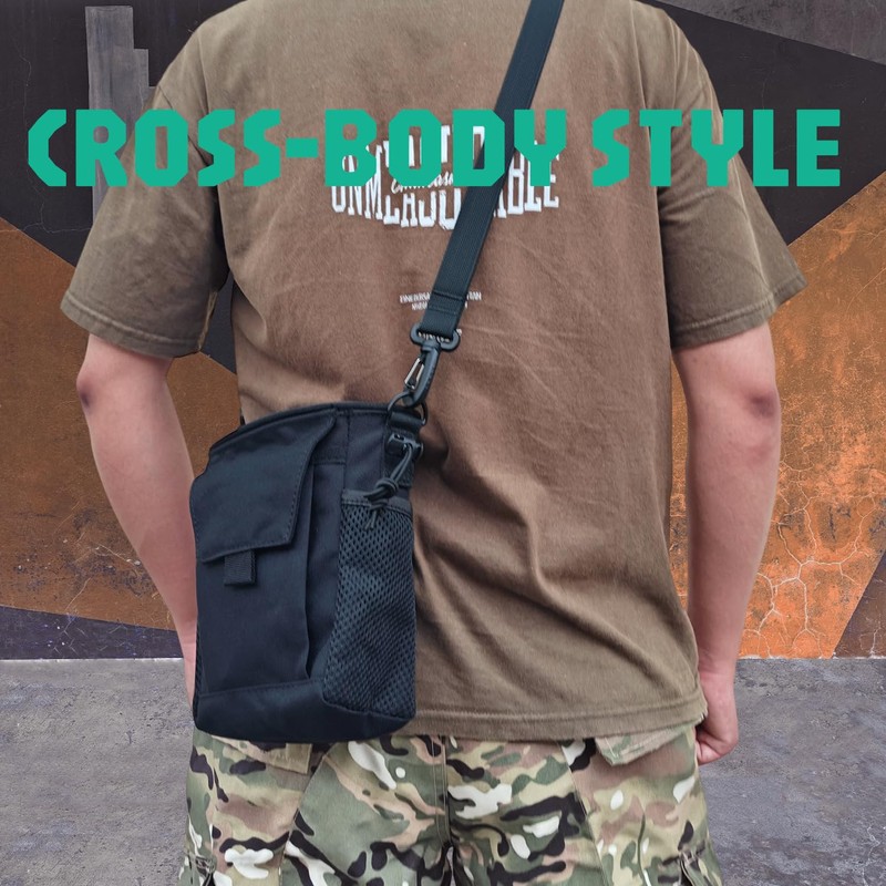 XTACER Tactical Dump Pouch,Utility Tool Bag Molle Pouches with Plastic