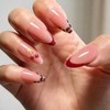Uñas postizas, 6 paquetes (144 piezas) Set de uñas cortas