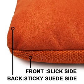 Timtaoth Dual Sided Corn Hole Bags Professional Cornhole Bags Set of 8 Regulation Size Weight Pro Corn Hole Bean Bags Slick and Stick (Turquoise&Orange)