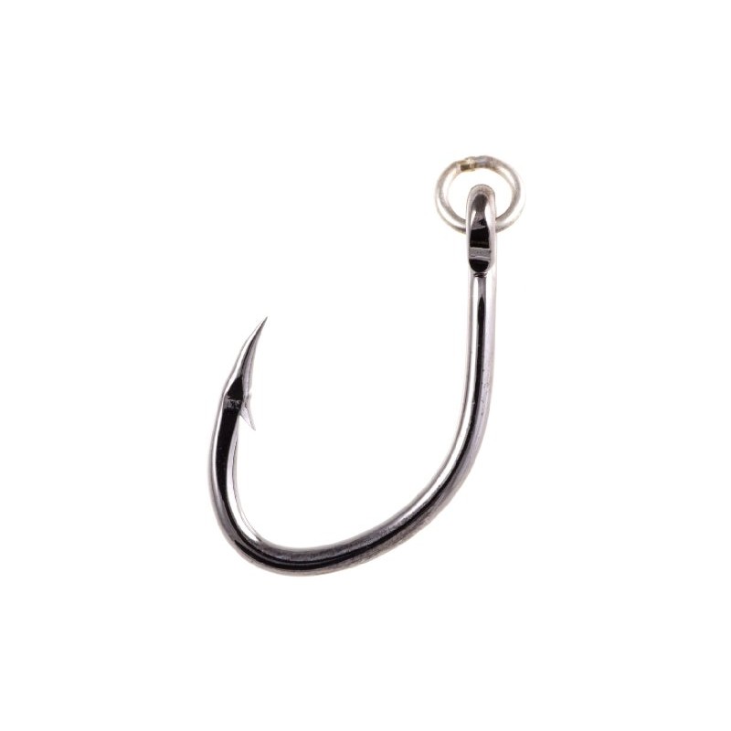 Owner American 5129R-111 Ringed Offshore Bait Hook, Size 1/0, Needle