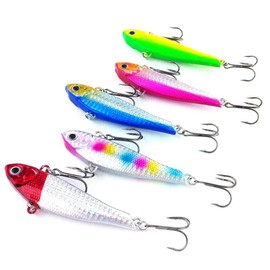 Orludo Fishing Gear, Incredible 1.4 oz (40 g) Jig, Super Far Throw Model, 3.5 inches (9 cm), 1.4 oz (40 g), Proven Explosive Fishing Color Special Lure Set, Vibration, 5 Pieces, Target Fish (Sea Bass,