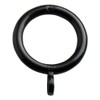 Merriway BH04508 (24 Pcs) Plastic Curtain Pole Rod Drapery Rings