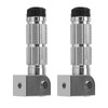 2Pcs Motorcycle Foldable Foot Pegs M8 Antislip Aluminium Alloy Universal