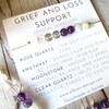 Grief and Loss Crystal Adjustable Bracelet