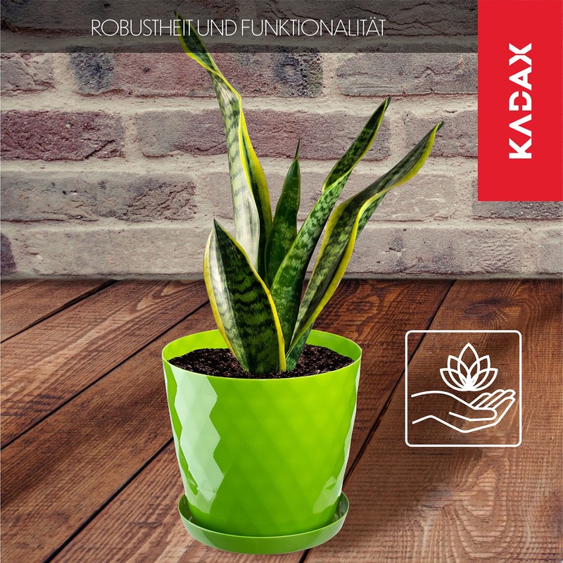 Kadax Decorative Flower Pot, for Flowers and Plants, with bottom