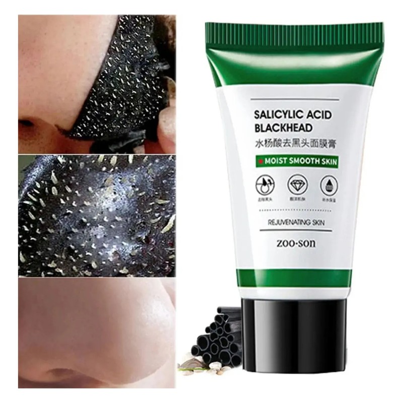 Mascarilla Negra Facial Bambu Elimina Puntos Negros Nariz 30 g