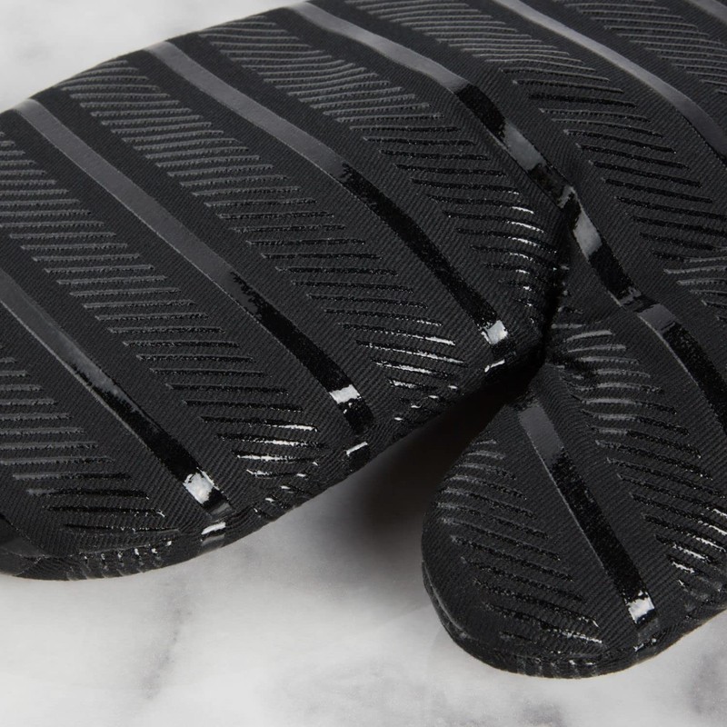 KitchenAid KA Albany OM Oven Mitt Set, 7"x13", Onyx Black