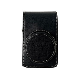 Andoer Digital Camera Case, PU Leather Storage Bag Compatible with RICOH GR2/GR3/GR3X Canon G7X2/G7X3, Sony RX100/ZV1/LX10/SX740/ZR1000/CCD, black