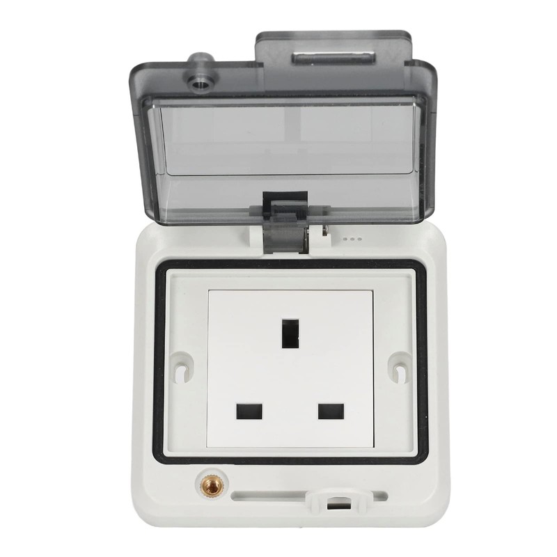 3 Hole Socket IP66 Waterproof UK Standard Socket Electrical Socket