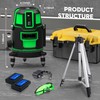 5 Lines Laser Level Tool 360 Self Leveling Precision Cross