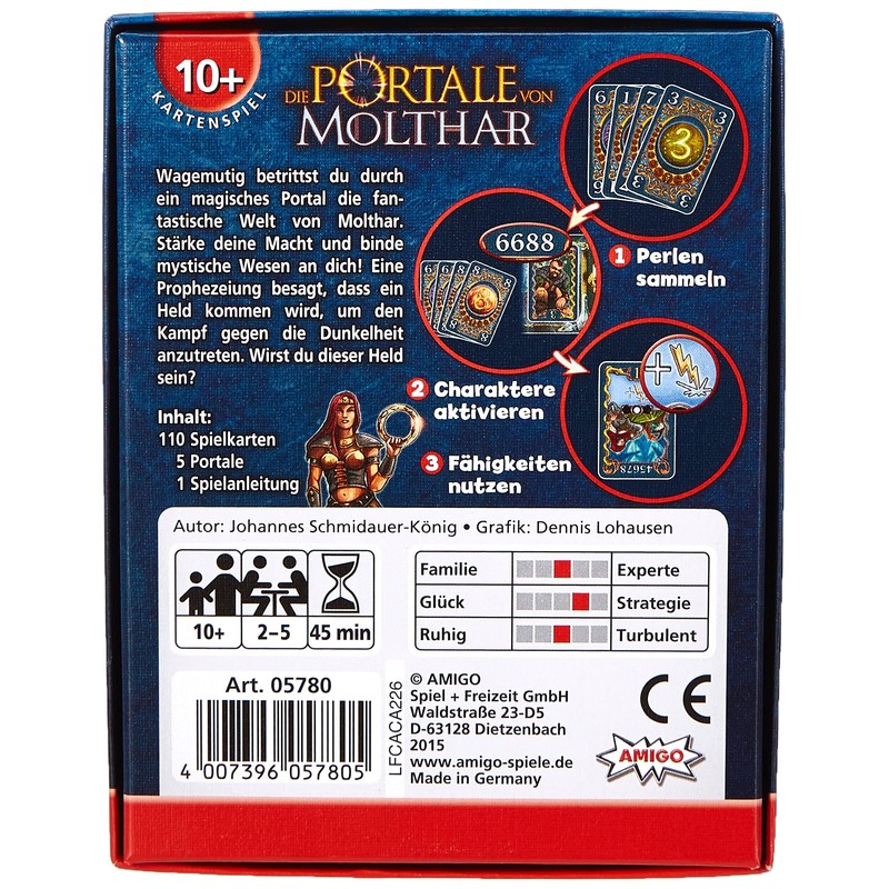 Amigo 5780 Molthar's Portals, Multicoloured, Einzelpack