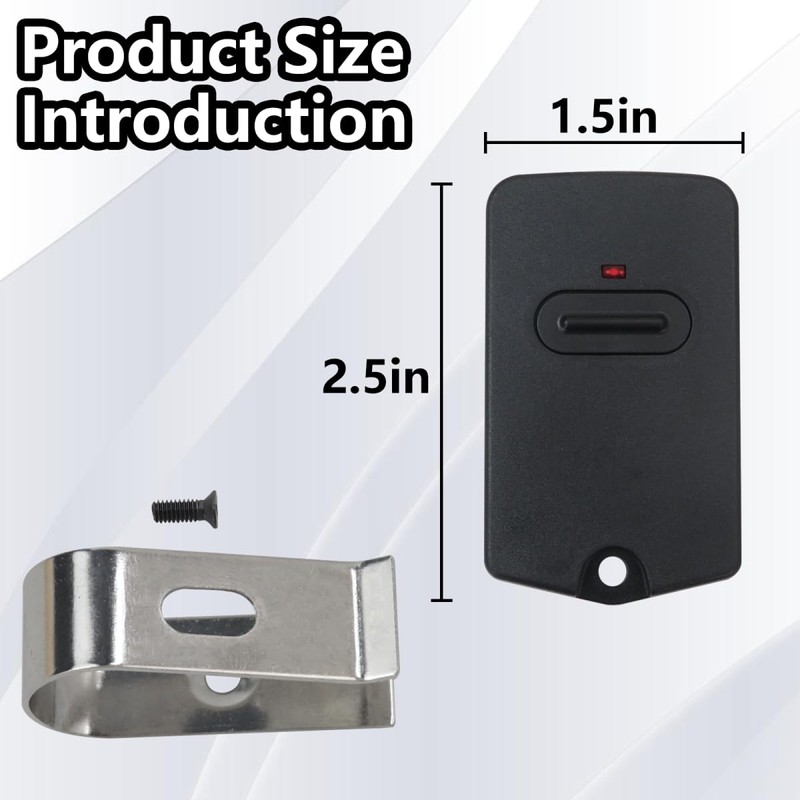 BGEHHCY Upgraded Universal Gate Opener Remote RB741 - Replacement for