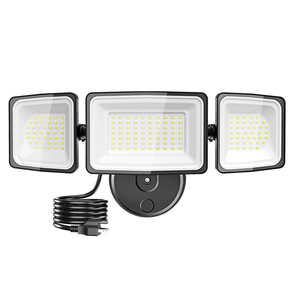 Onforu 130W Flood Lights Outdoor, 13000LM Brightness Plug-in LED Flood