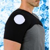 Shoulder icing ice pack cold compress protector compress pack ice cover band pitcher