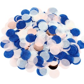 Glitter Paper Confetti 5000pcs - Wedding Tissues Table Confetti Round Birthday Foil Confetti for Balloons,Baby Shower,Gift Boxes - BY VCOSTORE