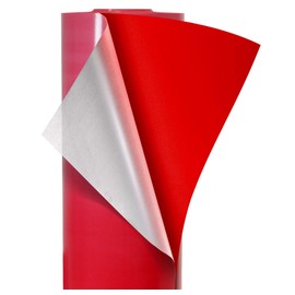 VViViD V2 HTV Heat Transfer Vinyl Film Flock Bright Red 10” inches x 10ft roll for Cricut, Silhouette & Cameo plotters DIY Design Shirts easy to cut, weed and iron-on