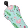 SHABIER Blue&Pink Golf Fairway Headcover with Flamingos Design for Golf