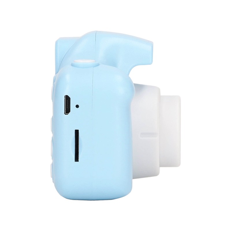 Kids Camera 2.0in IPS Screen Blue Comfortable Grip Rounded Body
